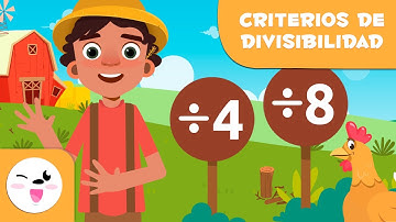 CRITERIOS DE DIVISIBILIDAD para niños 🐑🐔 Dividir entre 4 y 8 ➗ Episodio 3