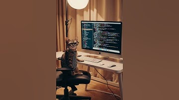 cat programmer 🤣#shorts#ai#cat#programmation