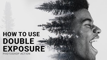 Double Exposure Photoshop Action  Video Tutorial