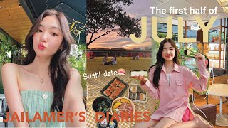 JaiLamer's Diaries / A wholesome week in July, papa's bday, sushi date🍣, gyrotonics🏋🏻, home cook👩🏻‍🍳