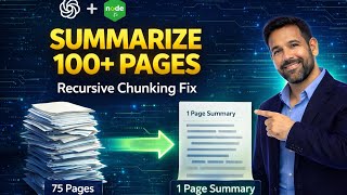 Build an AI PDF Book Summarizer: GPT-4 & Node.js Tutorial (Handle 50k+ Tokens & Long Docs)