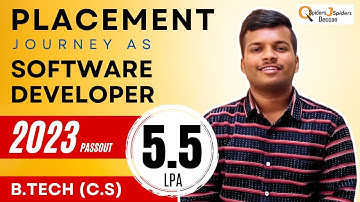 Placement Journey | CS Graduate Placed as Software Developer | Qspiders | Pune Deccan