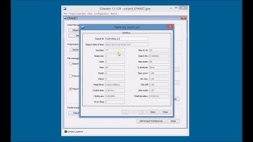Giswater Version 1.1 - 05.1 Setting the preprocessing options and the results. Hypothesis 1