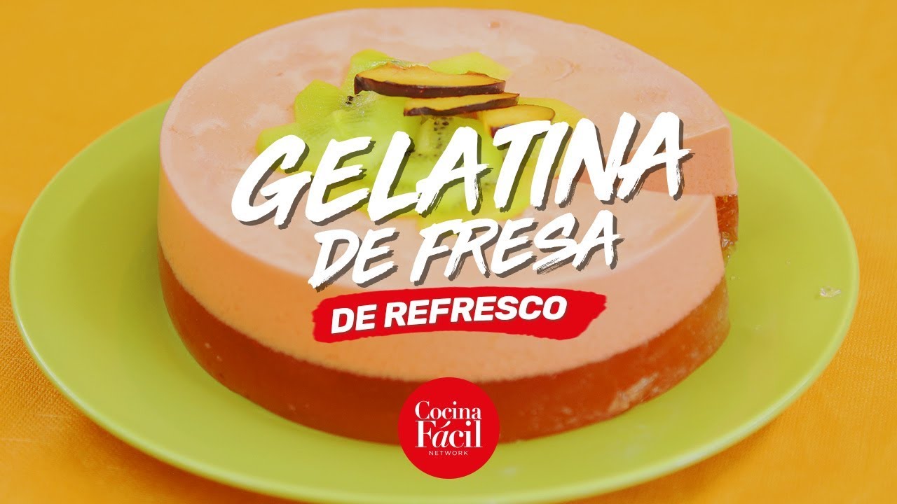 Gelatina de refresco (sabor fresa)