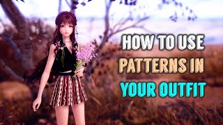 How To Unlock Patterns and Use Them In Your Outfit Using the DIY Workshop | Infinity Nikki