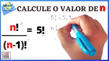 Exercício Resolvido - Equação Fatorial (PASSO A PASSO)