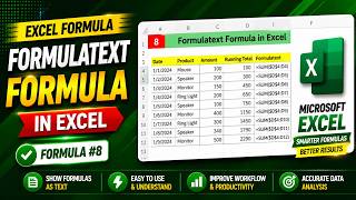 Day 8 Formulatext Formula in Excel | Formula Text Function in Excel | Formula text in Excel | Excel