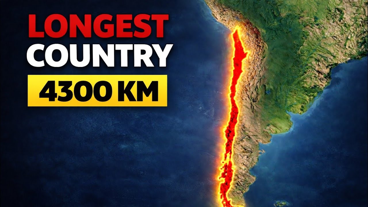 Fun Facts About South America Chile Is The Longest Country In The World Stretching Over 4300 Km