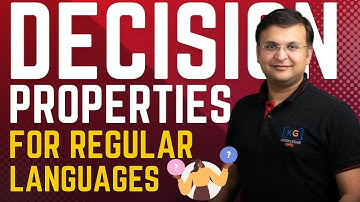 7.3 Decision Properties for Regular Languages | Theory of Computation | TOC