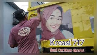 Lukis bak truk pintu belakang