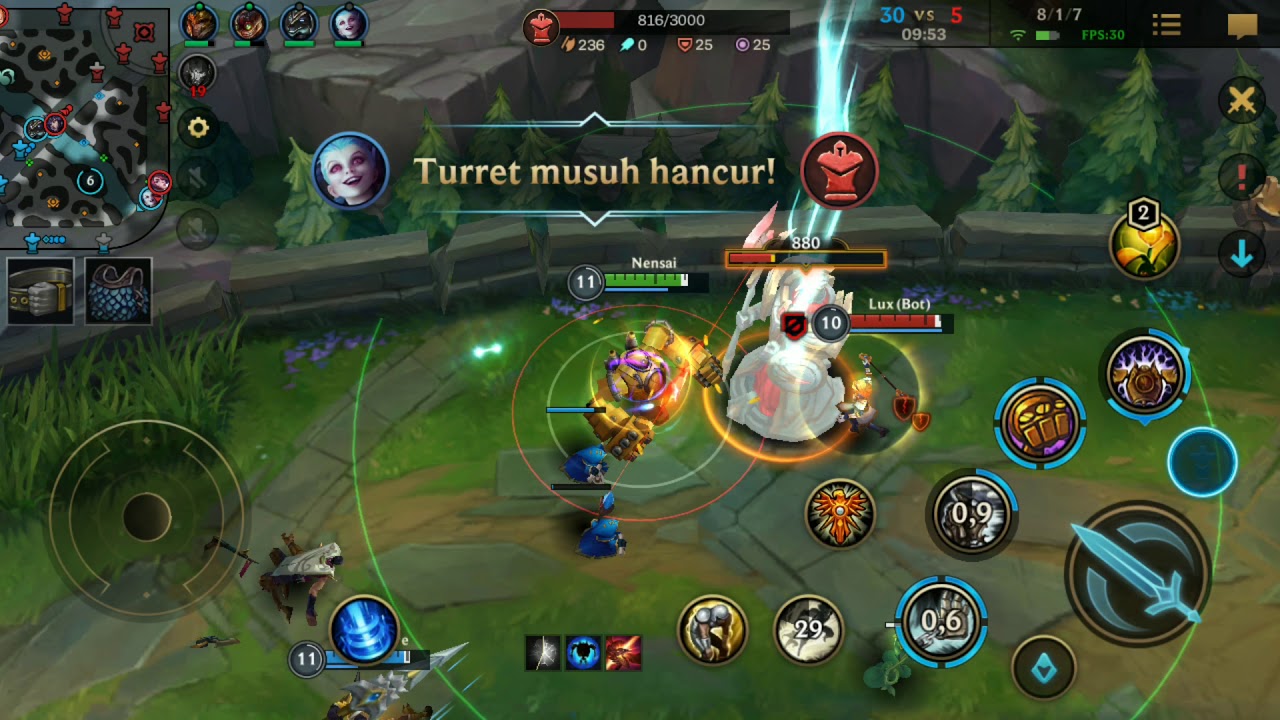 Nyobain game baru LOL pake hero kayak franco (Wild rift Indonesia ...