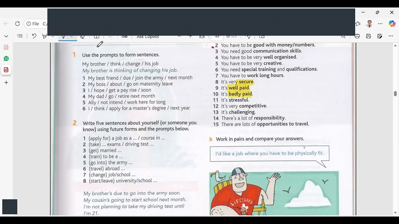 B2 Level- Intermediate Cutting Edge-Job related Skills/features-Future clauses with If, when, unless