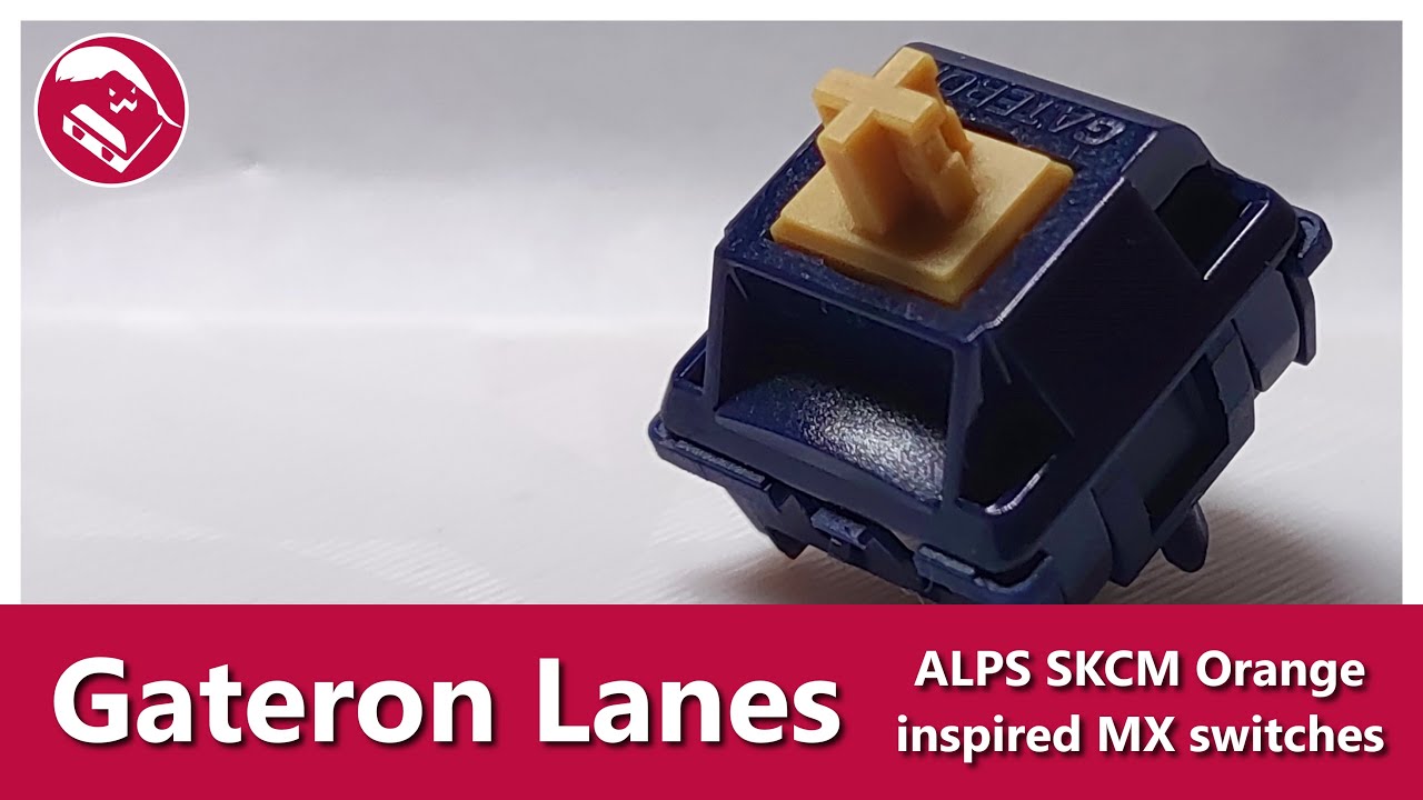 ALPS SKCM feel but on MX? | Gateron Lanes switch sound test and