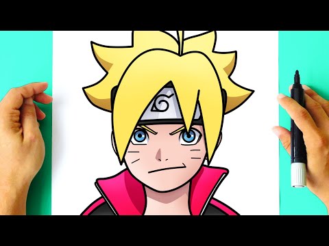 Desenhos de Boruto para colorir 