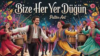 Bize Her Yer Düğün - Palten Art- Kürtçe & Türkçe Halay | 2026 Düğün Hiti