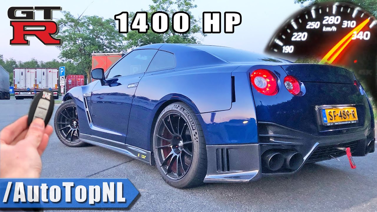 ⁣1400HP NISSAN GTR Total Car Concept *337km/h* REVIEW on AUTOBAHN by AutoTopNL
