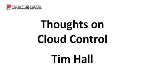 Thoughts on Oracle Enterprise Manager Cloud Control 12c