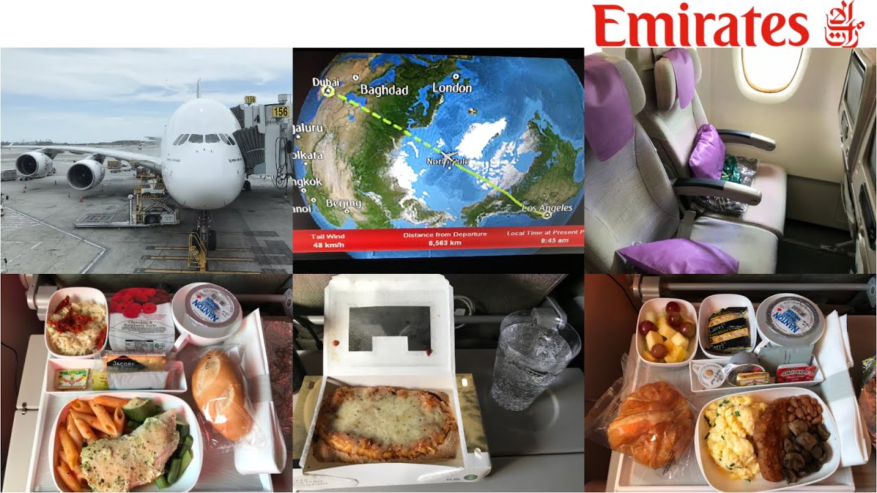 Emirates Airline Economy Class: Los Angeles To Dubai