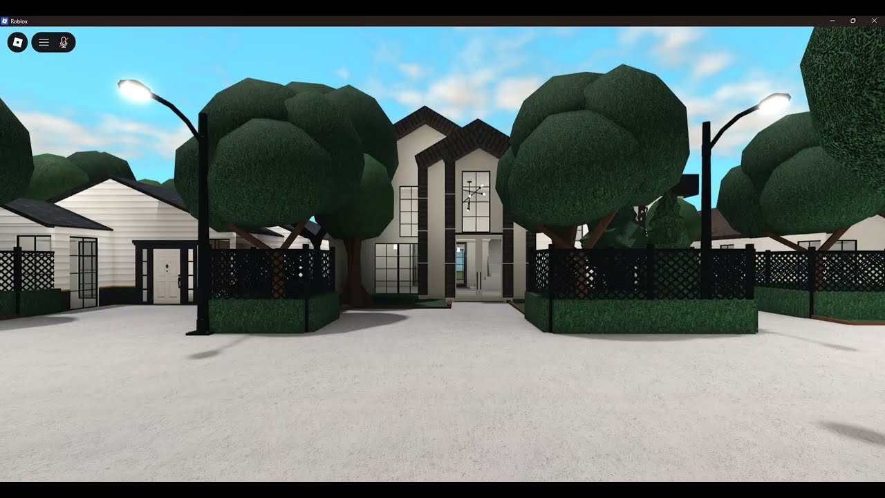 NEIGHBORHOOD PLOT IN BLOXBURG#roblox #welcometobloxburg #robloxbloxburgspeedbuild 