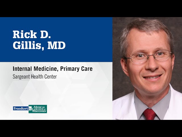 Watch Dr. Rick Gillis, internal medicine physician on YouTube.