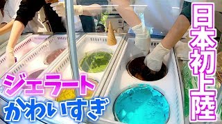 かわいすぎて選べない‼️もったいなくて食べられない絶品ジェラート