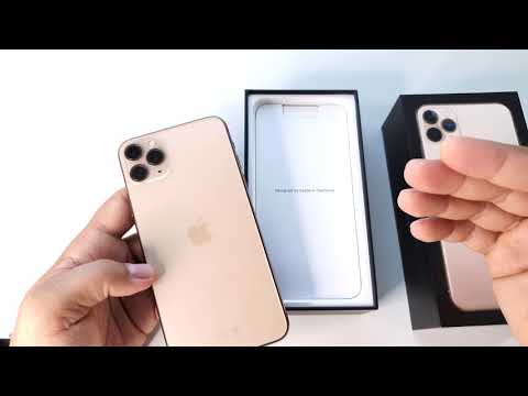 Unboxing Iphone 11 Pro Max 256GB Gold