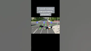 С какой полосы поворачивать направо?