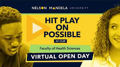 Mandela Uni 2022 Faculty of Health Sciences Virtual Open Day
