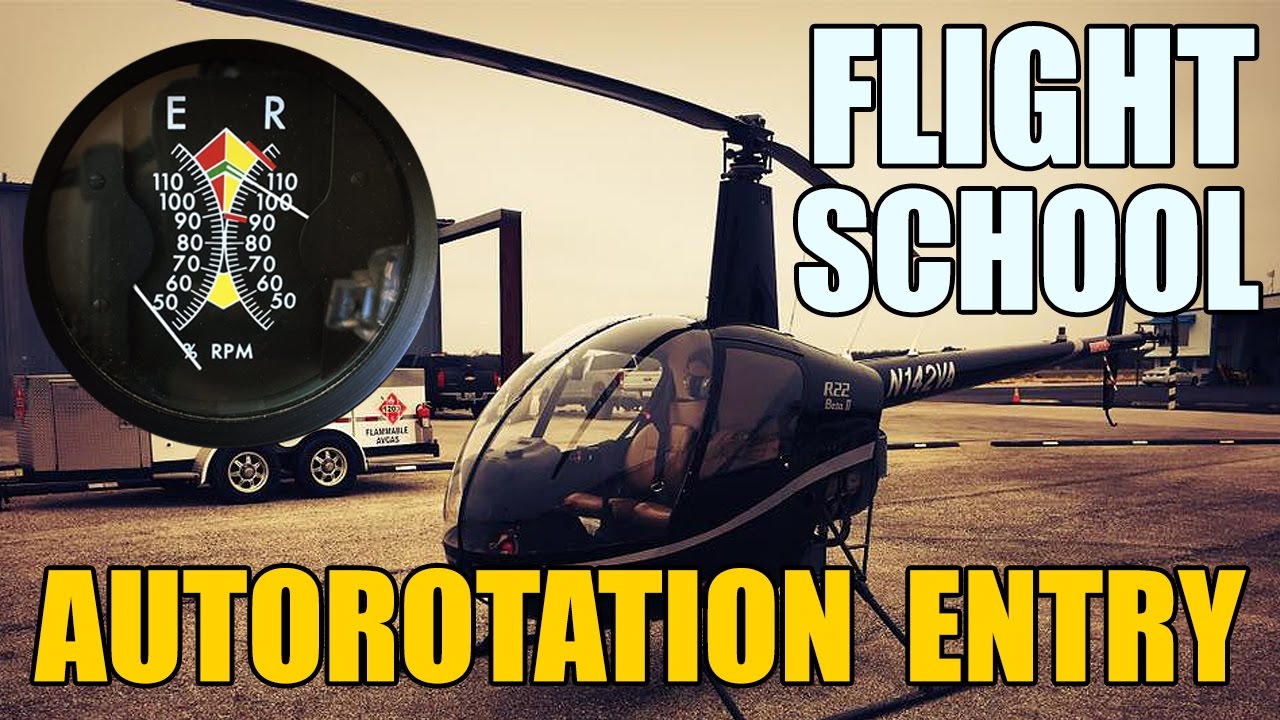 Helicopter Flight School - Autorotation Entry - YouTube
