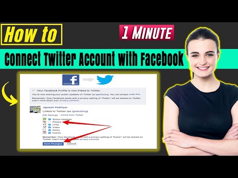 How to connect twitter account with Facebook 2022