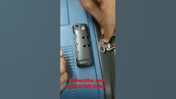 How to open a bag lock if forget password 🔑