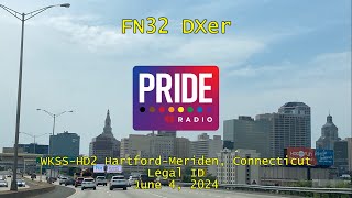 Pride Radio | WKSS-HD2 Hartford-Meriden, Connecticut Legal ID (6/4/2024)