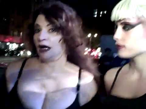 Natasha Adonzio AKA quot;Natasha NYC quot; and Pop Singer Karina Bradley in New York City Bowery Electric www keepvid com