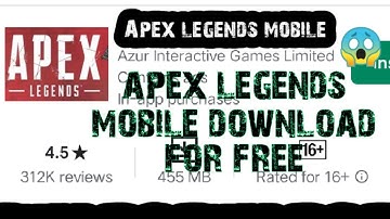 HOW TO DOWNLOAD APEX LEGENDS  ON ANDROID PHONES WITHOUT VERIFICATION.😱😱😱😱