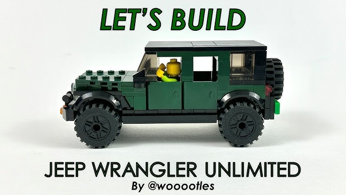 How to build a LEGO JEEP wrangler - LEGO MOC Building Process