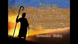 Dávidov žalm 23 . Pán je môj pastier...slov tit