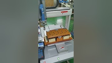 [BBA] Robotic screw fasteners machine for LED panel lights, Automatic screwdriver machine