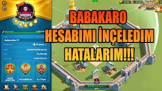 Kendi̇ Hesabimi İnçeledim-Hatalarim Neler -Ri̇se Of Ki̇ngdoms