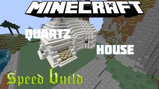 Minecraft : Почти идеальный Кварцевый дом / Minecraft Quartz house - Speed Build