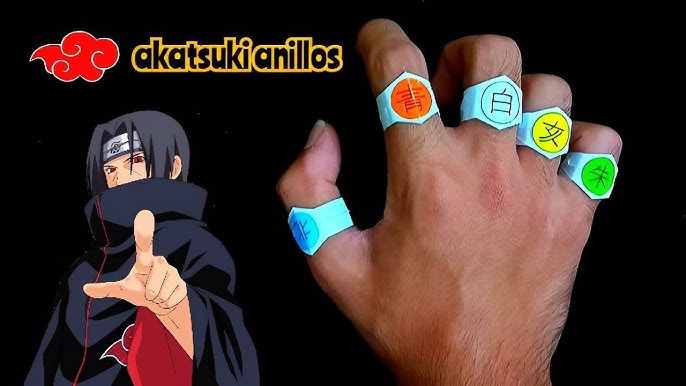 Como hacer los anillos de los Akatsuki (segunda parte) 