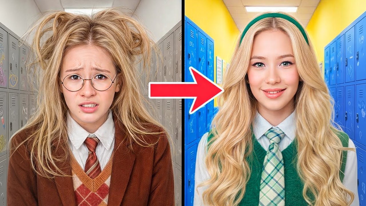 Преображение в школу! 🎒 Хаки «популярных девочек»