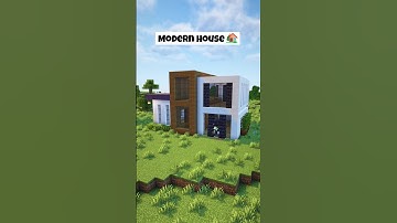 Minecraft Modern House🏡 Tutorial #shorts #minecraft #minecraftbuilding