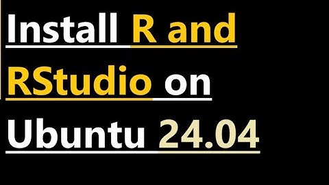 How to install RStudio on Ubuntu 24.04
