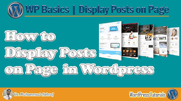How to Display Posts on a Page | WordPress Basics
