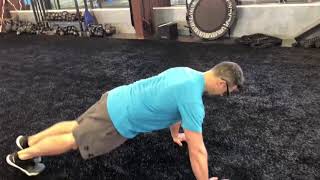 Split (switching push ups)