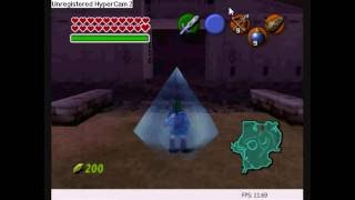 Zelda OoT cheat run with cheat names