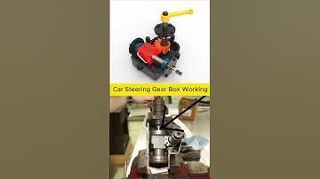 Car Steering Gear Box Working #automobile #car #engineering #solidworks #mechanism #mechanical