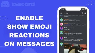 How To Enable And Turn On Show Emoji Reactions On Messages On Discord App
