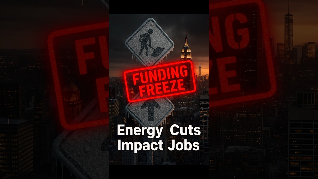 Trump freezes NY clean energy funding — see how this move could impact jobs & projects.