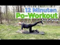 12 MINUTEN Po Workout | Knackiges Po Training für Zuhause